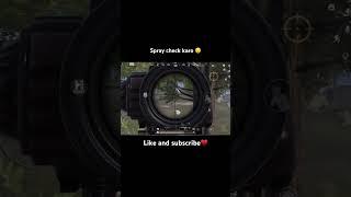 Spray check karo  #bgmi #pubgmobile #youtubeshorts #ddraxxislive