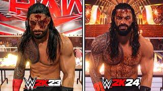 WWE 2K24 vs. WWE 2K23: Amazing Details Comparison