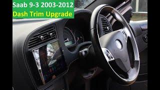 Saab 9-3 Dash Trim Replace - Custom Hand Made Leather