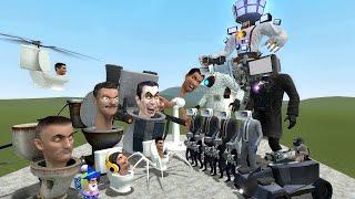 NEW ULTIMATE MECHA TV MAN BOSS VS ALL SKIBIDI TOILET BOSSES - Garry's Mod