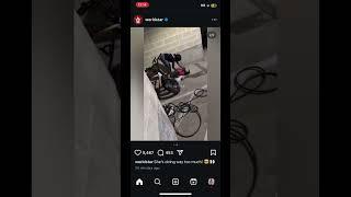 Slim thug *girl slept in his garage*HOW DID SHE GET IN !? #instagram #lmao #sneaky #invasion #slime