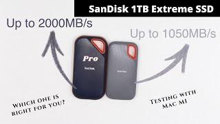 SanDisk NVMe 1TB Extreme and Extreme Pro SSD Review