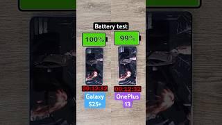 Samsung Galaxy S25+ vs OnePlus 13 battery test!