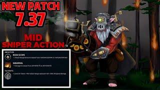 New Patch 7 37 Sniper Action - Dota 2 Highlights!