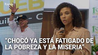 El aplaudido discurso de la gobernadora de Chocó durante visita de Petro