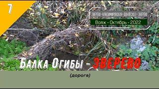 Балка ОГИБЫ -ЗВЕРЕВО (дорога)/#7 -Октябрь -2022