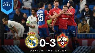 Real Madrid vs CSKA Moscow 0-3 || UCL Group Stage 2018-2019