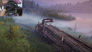 Logging with a Western Star 47X - SnowRunner | Thrustmaster TX