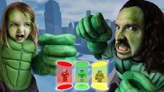 HULK NiKO and DAD!!  Superhero Rescue Mission inside Basement City! Spiderman Roblox game review!