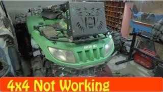 Arctic Cat ATV NO 4x4 Repair Diy Actuator Problems