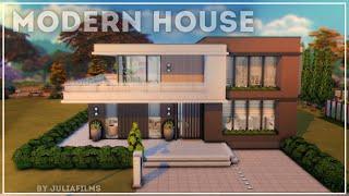 Современный дом I Строительство I Modern house I SpeedBuild + CC Links [The Sims 4]