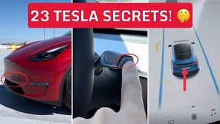 23 NEW Hidden Tesla Features You Should Know About!