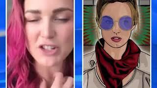 Caity Lotz thanking the fan(s)