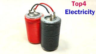 Top4 Awesome Free Energy Generator How To Make Free Electricity At Home