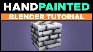 Creating a Simple Hand Painted Texture in Blender 2.8 Eevee | TutsByKai