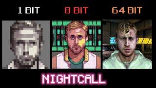 NIGHTCALL, but in retro console style