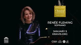 RENÉE FLEMING, SOPRANO coming to the Kravis Center January 5, 2025