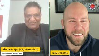 A Conversation on Entrepreneurship & Mindset with Joey Donofrio | KAJ Masterclass LIVE