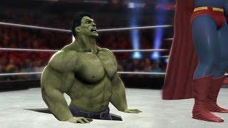 SUPERMAN VS HULK - I Quit Match