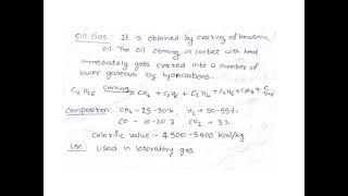 fuel- natural, coal, oil and producer gas