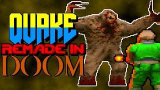 QUAKE... RECREATED in DOOM (QDOOM.WAD - 2001)