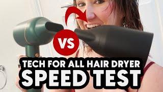 150000 RPM (Tech for All) Hair Dryer SPEED TEST VS Generic Brand