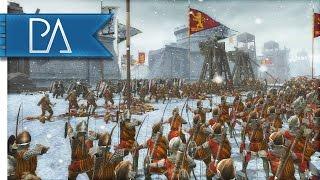 AMAZING MEDIEVAL SIEGE BATTLE - Medieval 2 Total War Gameplay