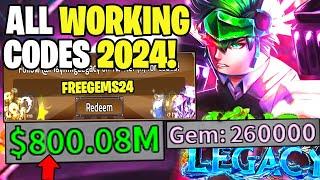 *NEW* ALL WORKING CODES FOR KING LEGACY IN 2024! ROBLOX KING LEGACY CODES