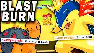 BLAST BURN TYPHLOSION HAS NO SWITCH-INS!