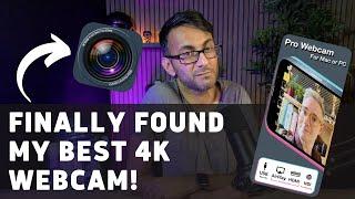 FINALLY I found the BEST 4K Webcam for me to use for Recording - Shoot Pro App - iPhone 2160