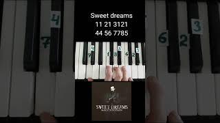 Sweet dreams Marilyn Manson on piano  tutorial