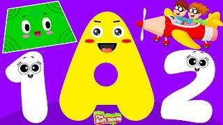 Learn ABC Phonics Shapes Numbers Colors | Preschool Learning Videos For 3 Year Olds | #kidsvideos