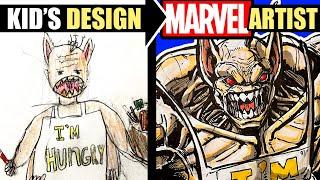 MARVEL ARTIST draws his KID'S DESIGN! Part 21!