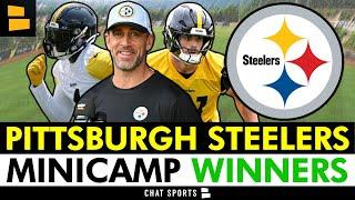 Steelers Mandatory Minicamp Winners: 15 Steelers Players That SHINED This Week Ft. Aaron Rodgers