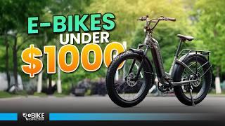 7 Electric Bikes Under $1000 | Affordable E-bikes 2025