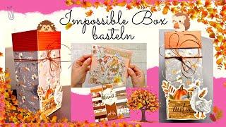 ️ Impossible Box basteln  I in cm I mit Papier und Die Cuts von ACTION I Annilis Welt ️