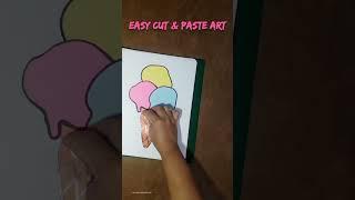 Easy Cut and Paste Art #IceCreamDreams