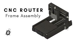 [CNC router] CNC router build: frame assembly