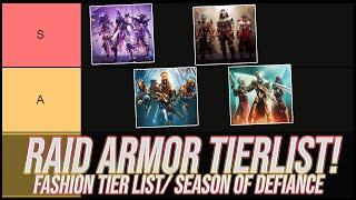 Destiny 2: Raid Armor Tierlist! | Lightfall