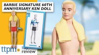 NEW Barbie Signature 60th Anniversary Ken Doll from Mattel | Toy Review | Collectible Dolls