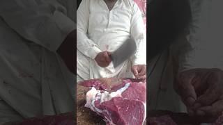 Meat cutting skill expert butchers