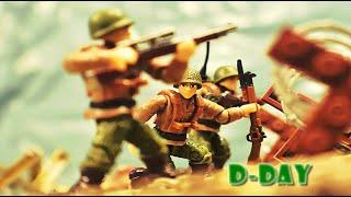 WW2 Call Of Duty (Mega Bloks+ LEGO Stop motion Animation) D-DAY NORMANDY