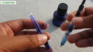 How to use converter in fountain pen | fountain pen refill method easy explained ️️