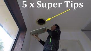 How to Repair & Patch this plasterboard Ceiling