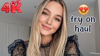 4k transparent try on haul | see through transparent lingerie & bikini try on