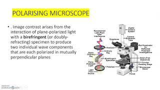 POLARISING MICROSCOPY