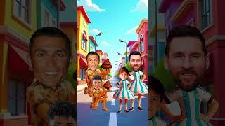 Does Messi Secretly Love Ronaldo? ️ Thiago vs Ronaldo Jr Showdown!