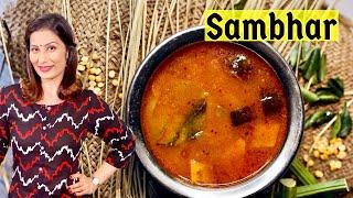Sambhar Recipe | होटेल जैसा टेस्टी सांभर घर पर बनाने का तरीक़ा | Chef Meghna I Meghna's Food Magic