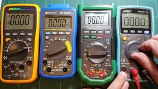 New meters: ANENG AN860B+, HoldPeak HP-90EPC, Mastech MS8268, Victor 86C