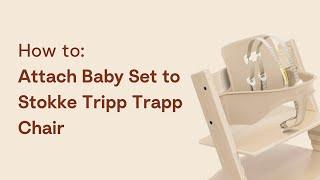 How to attach the V1 Baby Set to the Tripp Trapp Chair